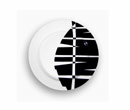 Black Leaves Small Plate