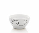Black Letters Small Bowl