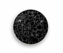 Black Letters Small Plate