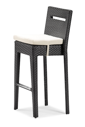 Zuo Anguilla Outdoor Bar Chair with FREE Cushions