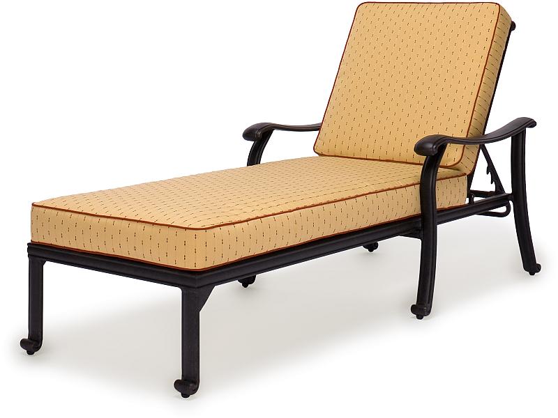 Caluco Jordan Outdoor Chaise Lounge ~ FREE Sunbrella Cushions