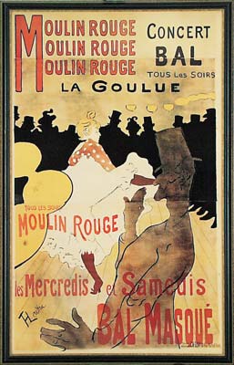 Moulin Rouge Framed Vintage Art Print - Sold Out
