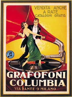 Grafofoni Columbia Framed Vintage Art Collection ~ Sold Out