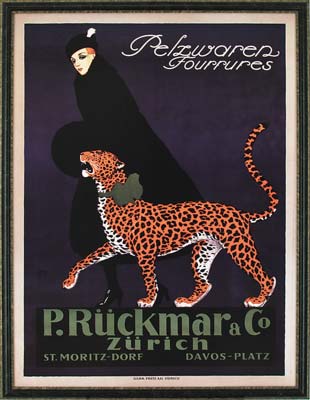 P. Ruckmar & Co. 1910 Vintage Framed Print 42" x 55"