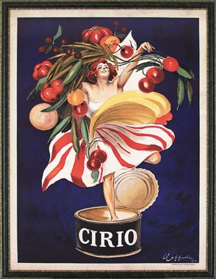 Cirio by Leonetto Capiello Vintage Framed Print 28" x 36"