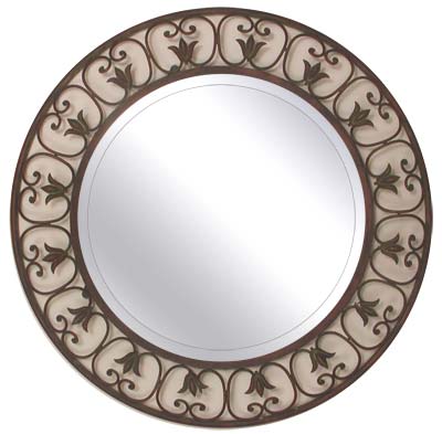 Round Artistry Mirror From Our Dunaway Collection
