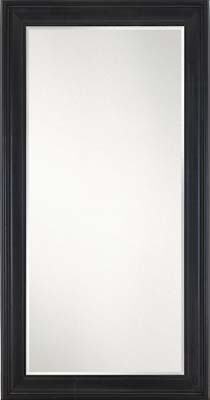 Black Beveled Floor Mirror From Our Oxford Collection