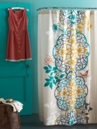 Blissliving Home Shangri LA Medallion Shower Curtain