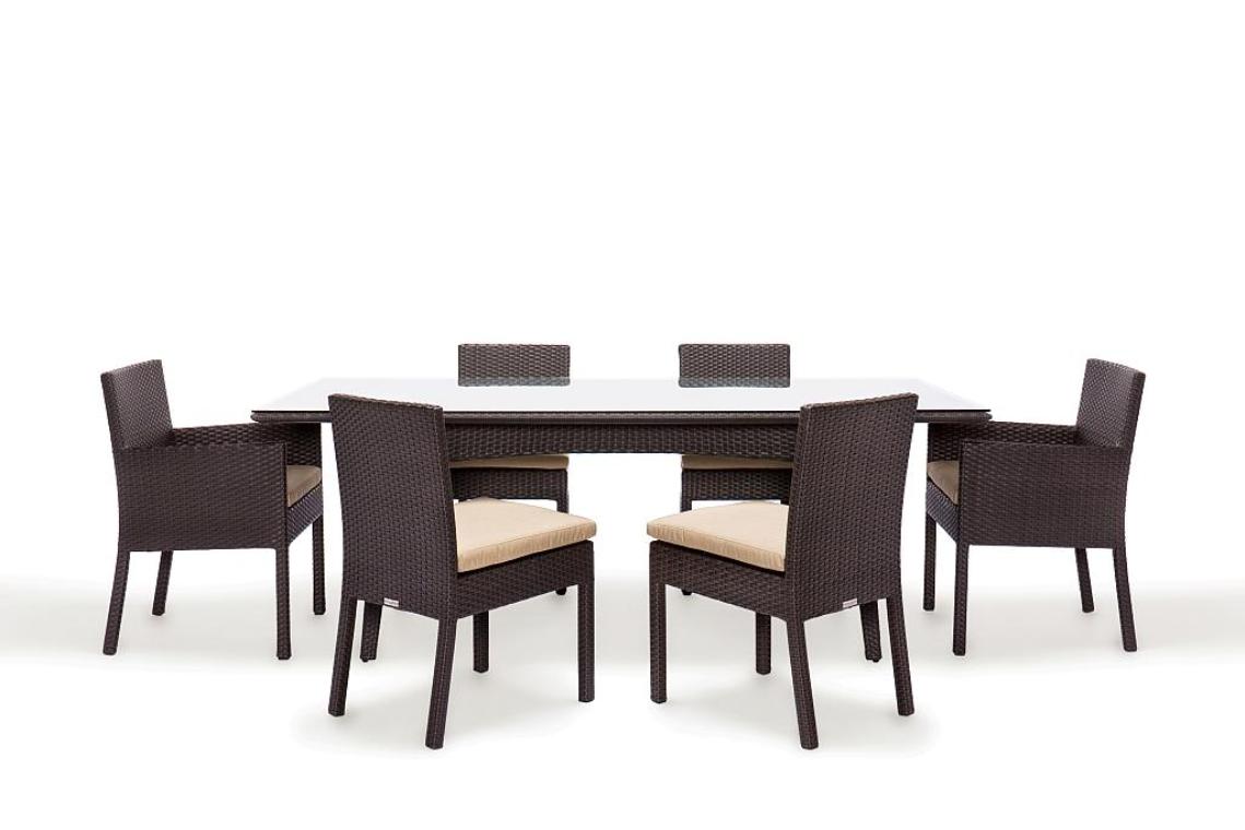 Maxime All Weather Rattan Dining Set~Free Sunbrella Cushions!